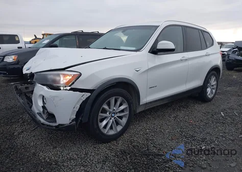 2015 BMW X3 xDrive28I из США, поврежденный, VIN 5UXWX9C51F0D60387